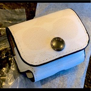 Coach AirPod case holder